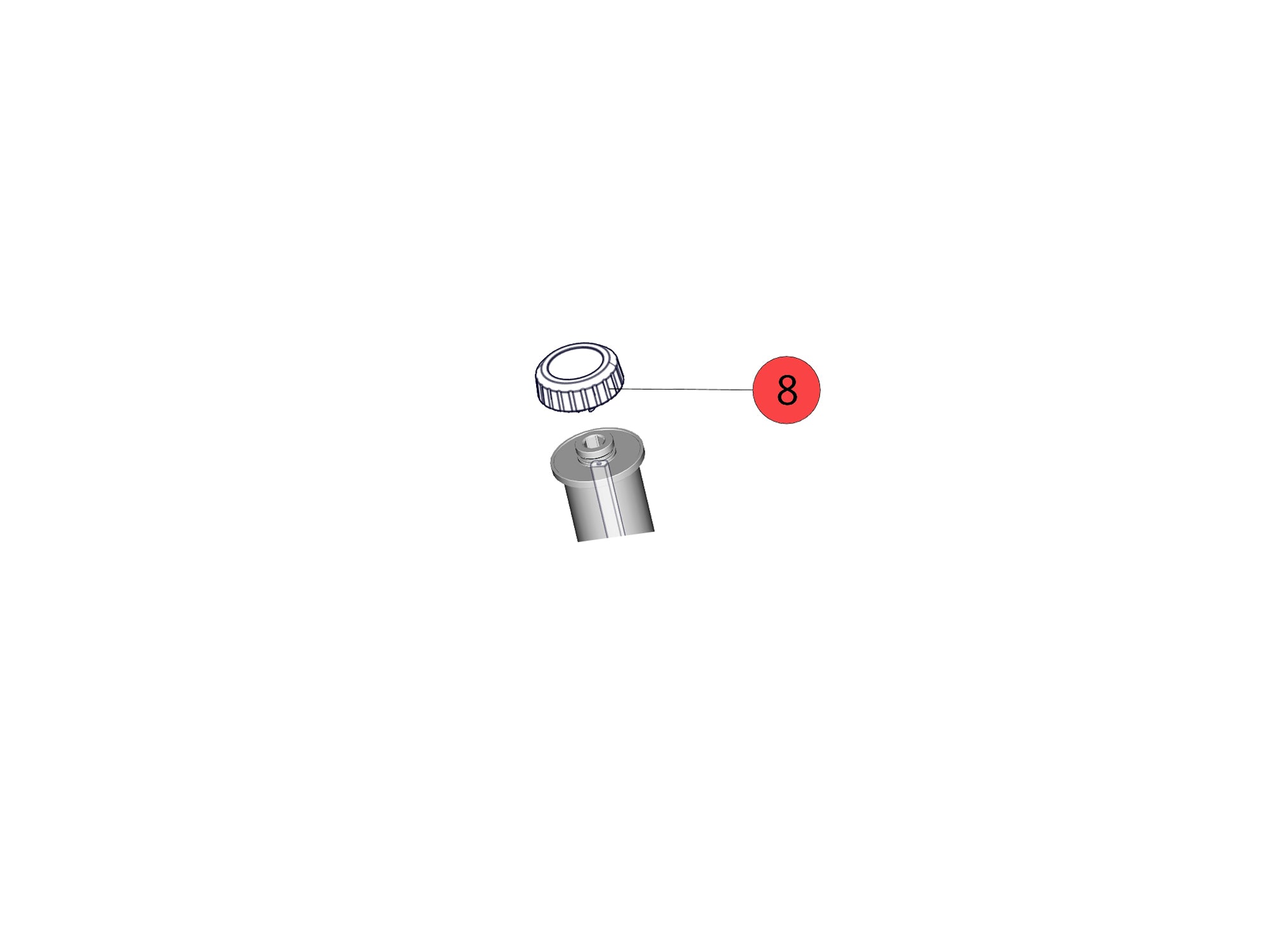 BMC Ersatzteile | MTT Fork Lockout Knob BLACK